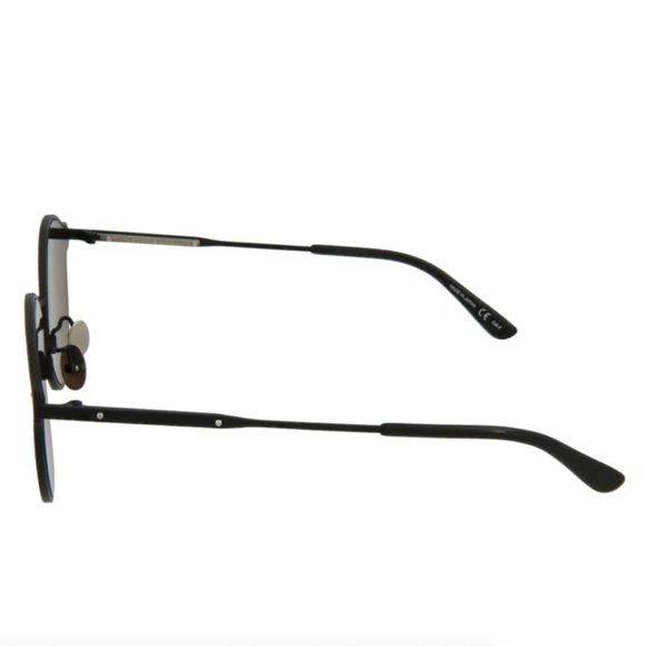 Bottega Veneta Unisex Black and Grey Metal Sunglasses!